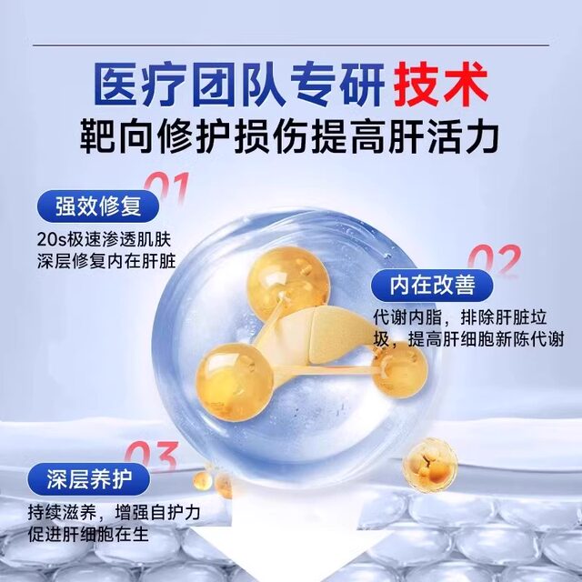 Hong Kong Milk Thistle Ginseng Buddha's Hand Liver Protection Patch for Fatty Liver Care Official Flagship Store Genuine Product