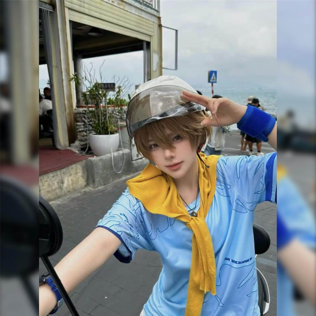 未定事件簿cos夏彦柠风星夏假两件T恤蔷薇cosplay服装,今天在游戏里换装好久_Cosplay女装_淘宝游戏网