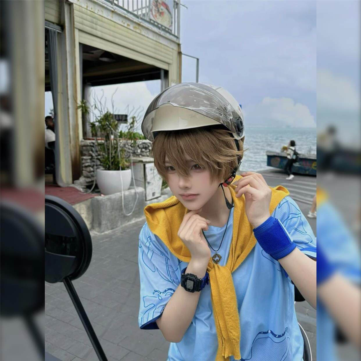 未定事件簿cos夏彦柠风星夏假两件T恤蔷薇cosplay服装,今天在游戏里换装好久_Cosplay女装_淘宝游戏网