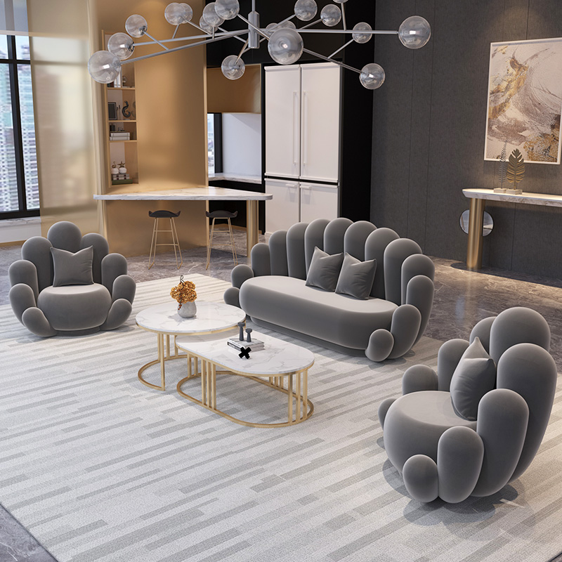 Nordic Simple Modern Sofa Tea Several Combination Package Area Leisure Recreation and Creative Personality Office Sofa
