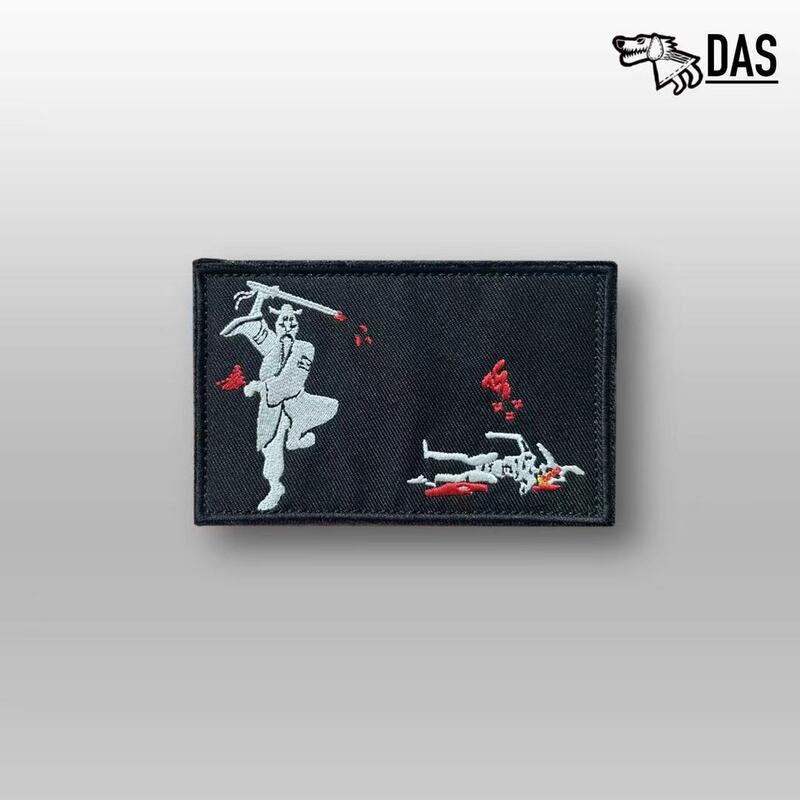 Das＆Madmen Classic Model "Tian Shi Fu Mo" Morale Badge Velcro Cultural Badge Tactical Influencer