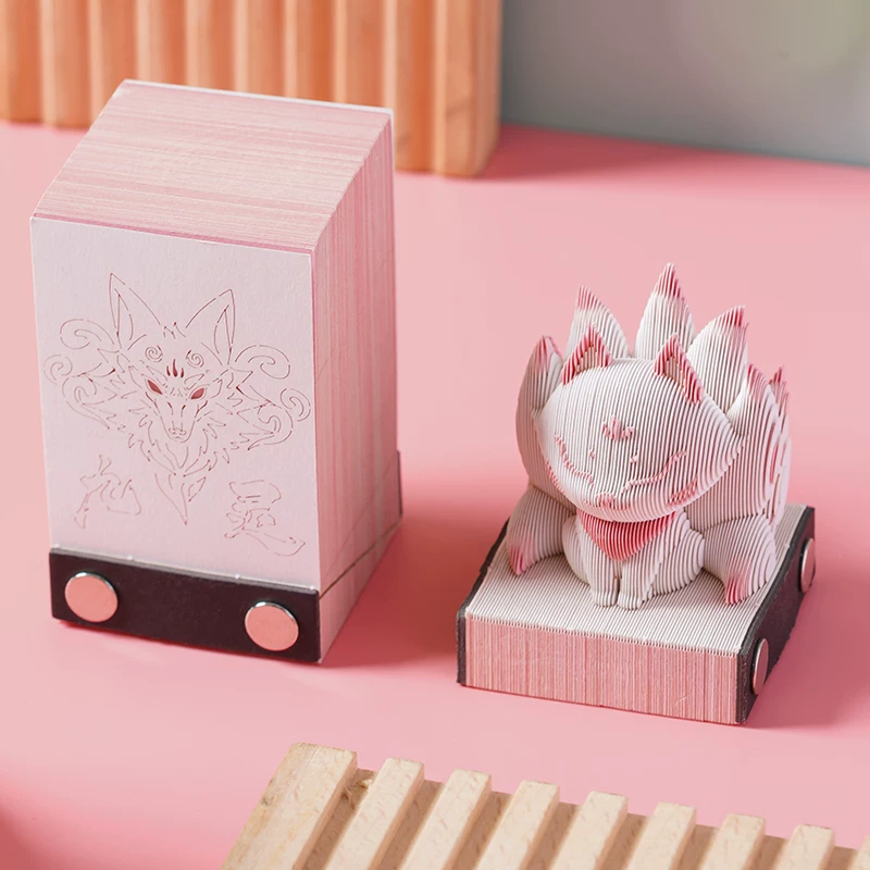 Трехмерный милый календарь, игрушка, в 3D-формате, подарок на день рождения, антистресс