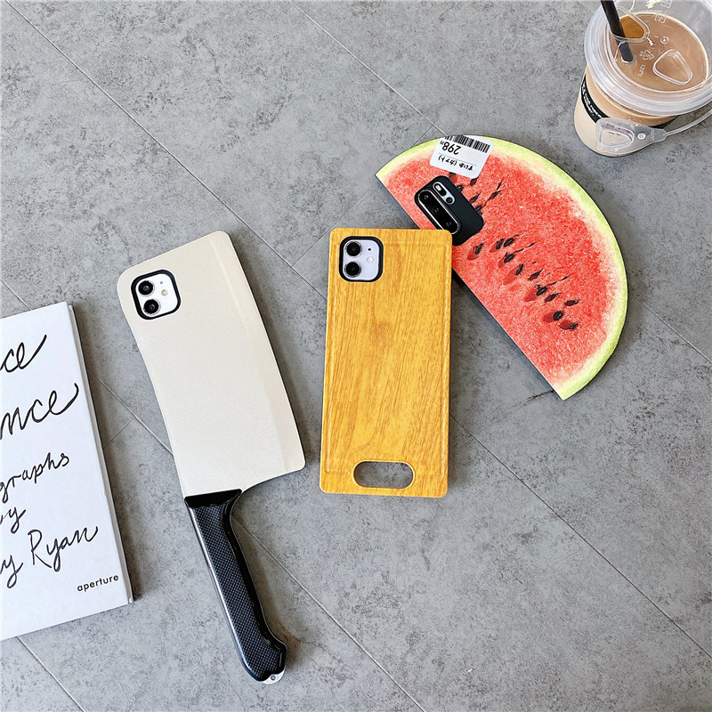 Chic-like simulation kitchen knife watermelon Huawei 20 glory 50 phone protection shell V40 light and luxurious version 30PRO earth cool 9x fuck 30s creative 10 personality v30 tide x10 male and female