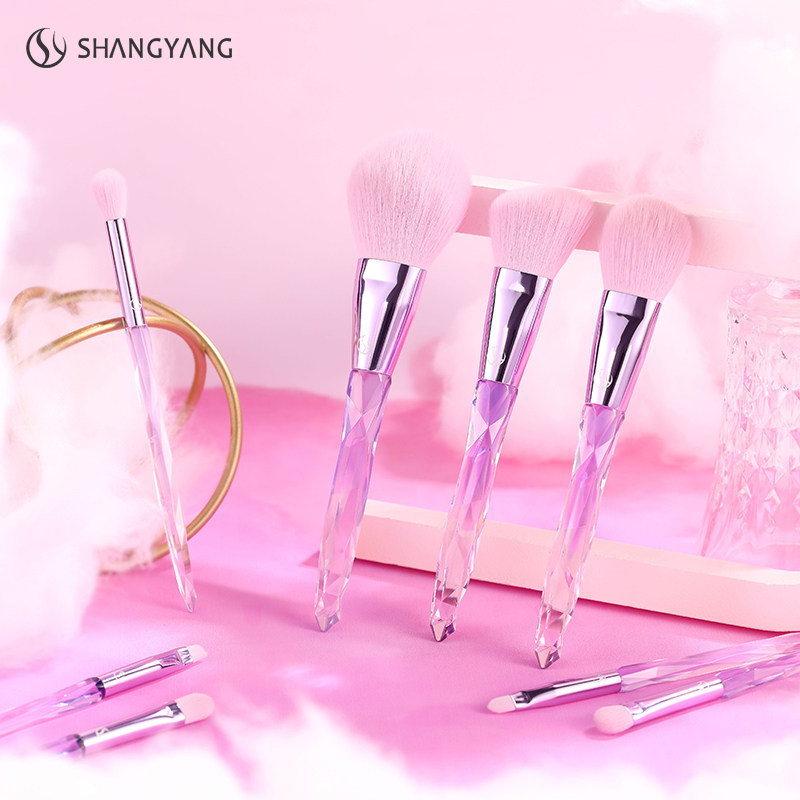 Shangyang 12 glazed makeup brush set full face eye high - end brush brush brush ultrasoft hair
