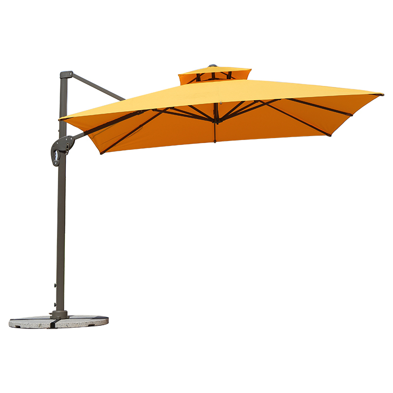 Shopfront Outdoor Parasol, Real Estate Security Aluminum Waterproof Courtyard Garden Roman Umbrella, Outdoor Umbrella