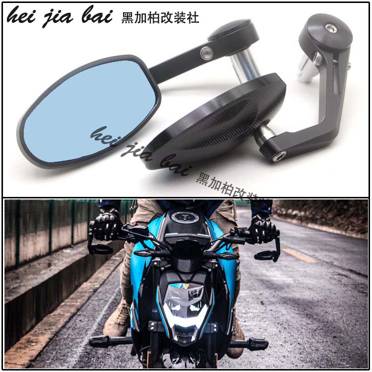 Retro handlebar mirror to apply 800 Young Lion 500250 Spring wind 150NK250NK modified to load the mirror metal accessories