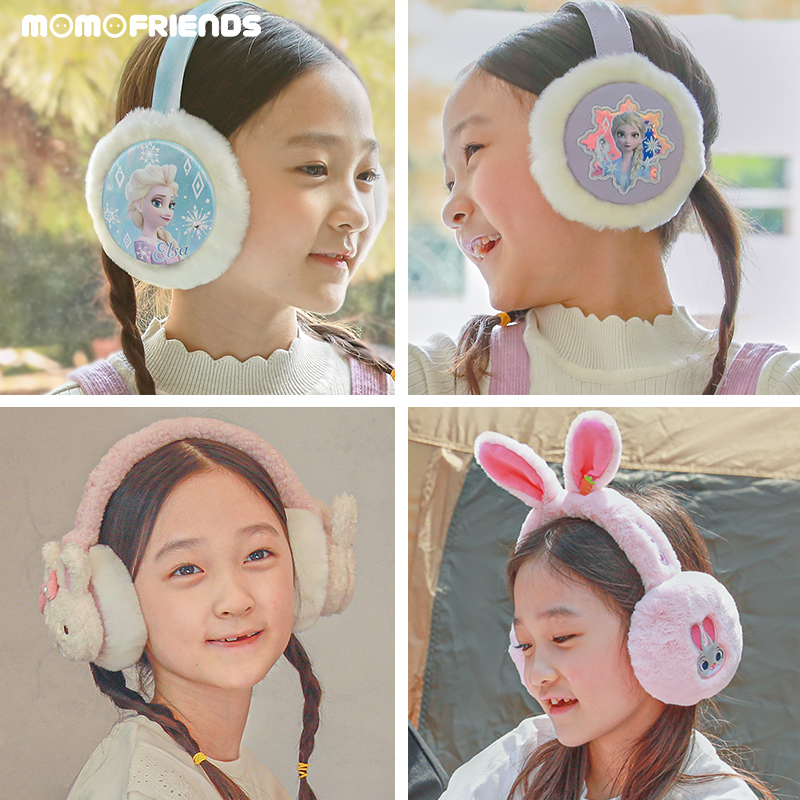 Korean winghouse children scarf girl autumn and winter Korean Princess warm earmuffs girl adjustable