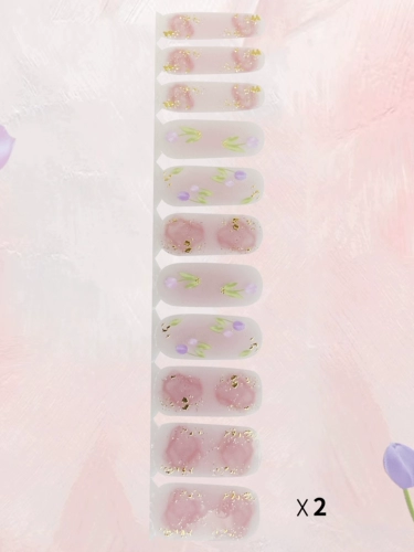 Косметический гель, наклейки для ногтей, накладные ногти, лак для ногтей, 3D, ручная роспись