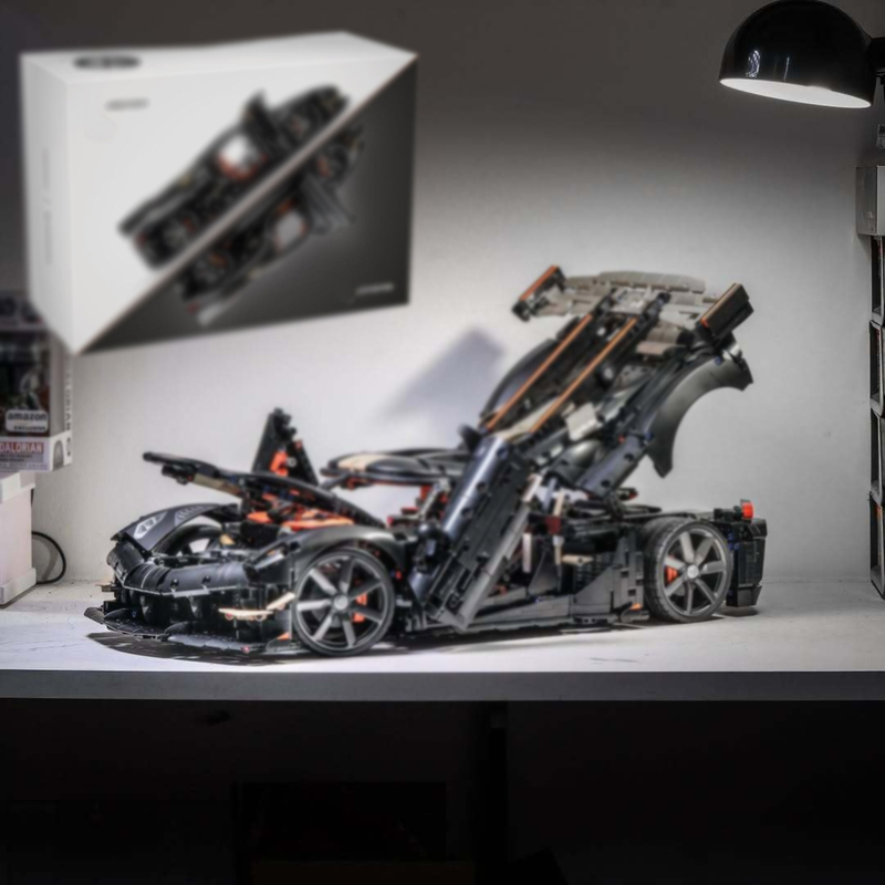 Koenigsegg Racing Car Building Blocks 1:8 Supercar Adult High-Difficulty Assembly Toy Suitable for Lego Bricks Koenigsegg Racing Car Building Blocks 1:8 Supercar Adult High-Difficulty Assembly Toy Suitable for Lego Bricks