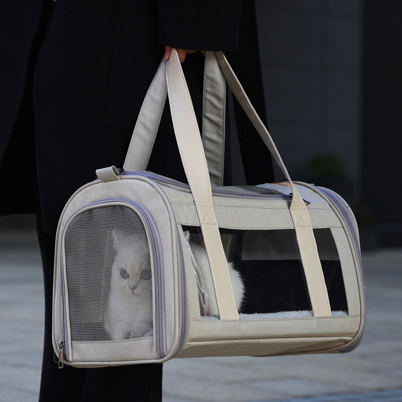 UOOPET Portable Cat Bag Going Out Portable Cat Carrying Sterilization Injection One Shoulder Pet Bag Folding Breathable Cat Bag