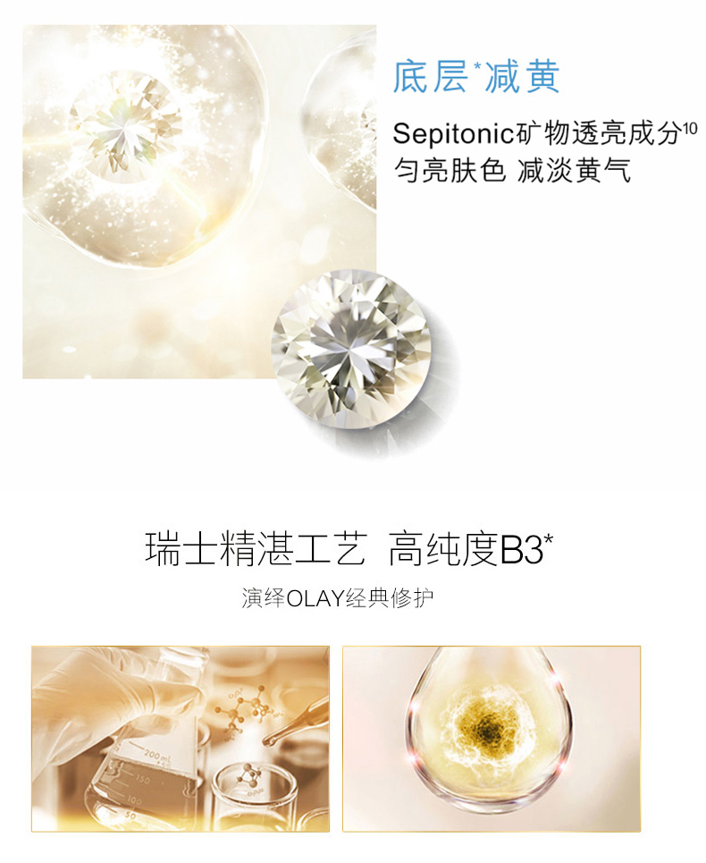 欧洲进口 OLAY 玉兰油 光感小白瓶精华露 40ml 图6