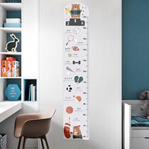Children Height Stickers Cartoon Home Baby Can Record Removable Without Injury Wall Stickers Adults Measure Height Wall Sticker
