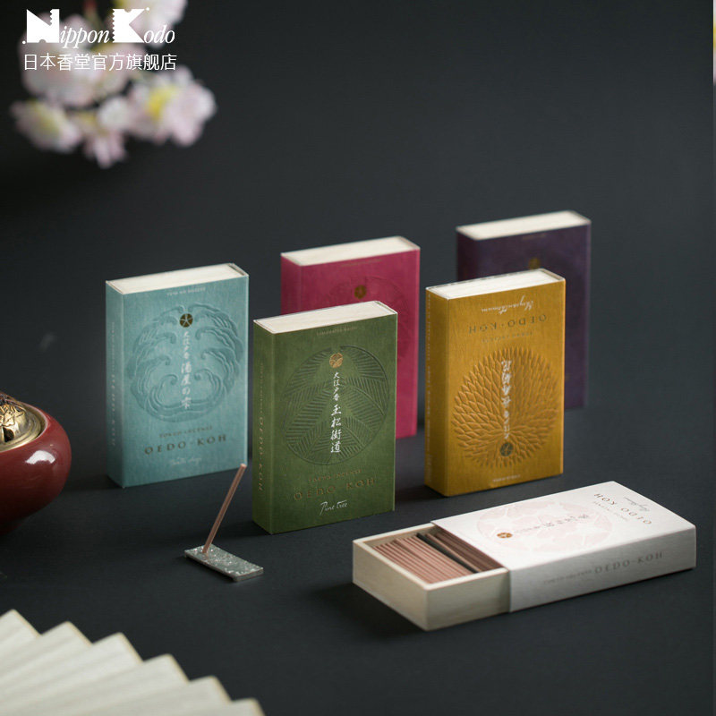 NipponKodo Oedo line incense Natural incense Clean air Household indoor incense for a long time