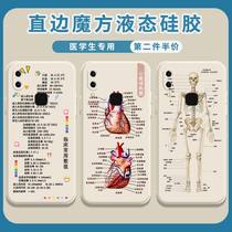 Medical Class Cell Phone Shell vivoY52s Medic Student Vivo Drug Name Special Y31S School Doctor Nurse Right Angle Side z1i Magic Square iqooU3 Liquid Silicone Gel z3x Square Full Package Soft