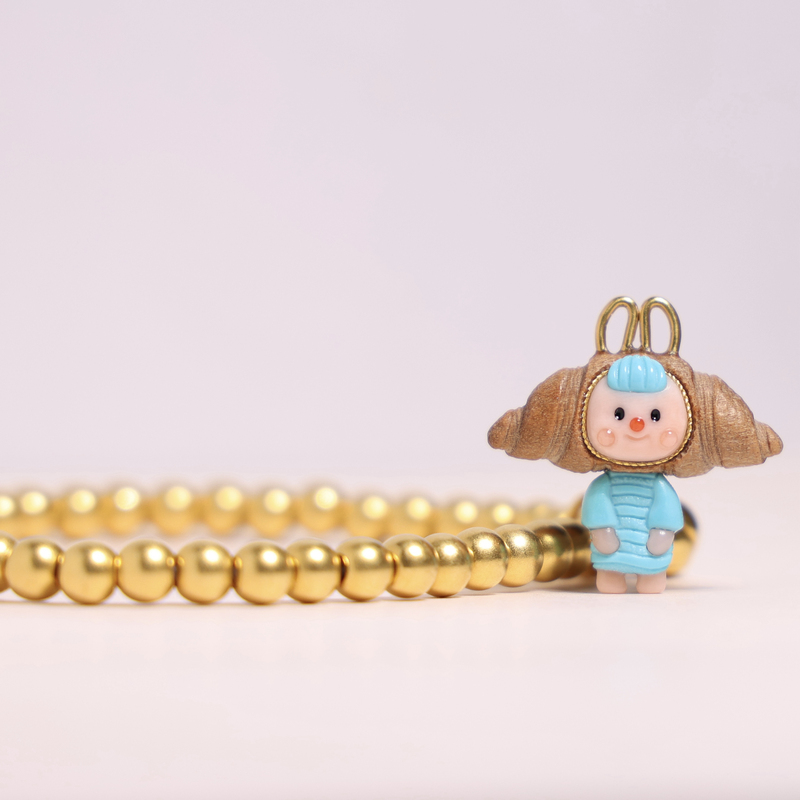 [Muma Jewelry] Original Design Children's Fun Series Accessories with Turquoise and 24K Gold Inlay