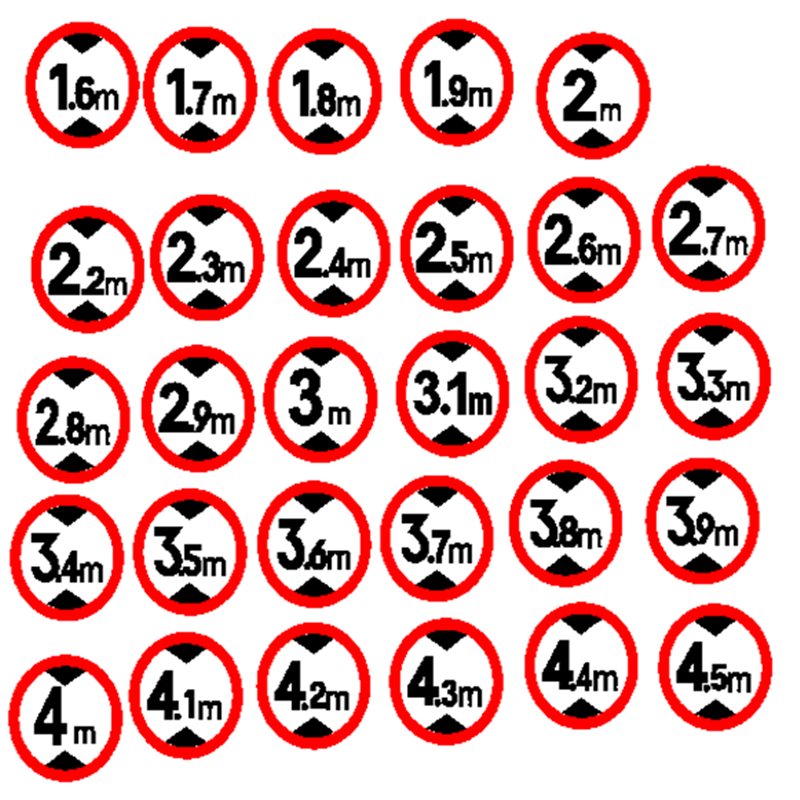 Traffic signs xian goosign 2 m 2 2 m 3 m 4 5 M 6 m bridge cards warning signs road signs aluminum