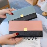 Бумажник, длинная кожаная вместительная и большая сумка через плечо, из натуральной кожи, коллекция 2022, популярно в интернете, изысканный стиль