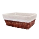 Коричневая корзина+подкладка Daisy