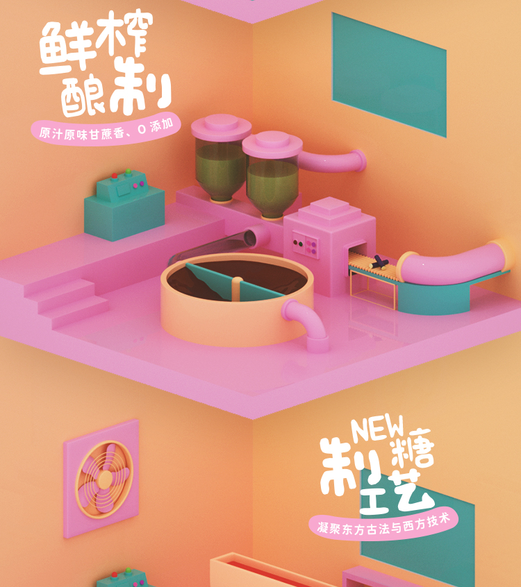 小红棠 红糖姜茶 单独小包装红糖块 400*3盒 图3