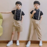 Детский костюм мальчика цветочника, летний наряд для музыкальных выступлений, платье, в британском стиле, подарок на день рождения