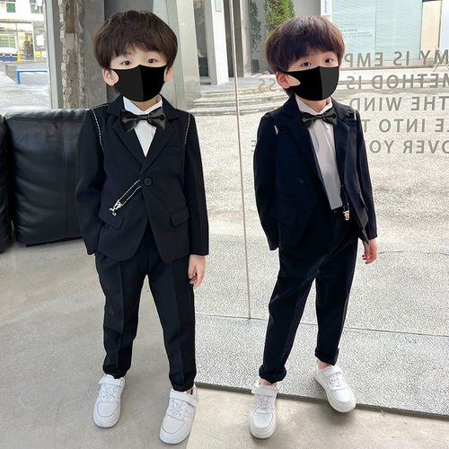 Костюм мальчика цветочника, осенний детский классический костюм, жилет для отдыха, пиджак классического кроя, платье, в британском стиле