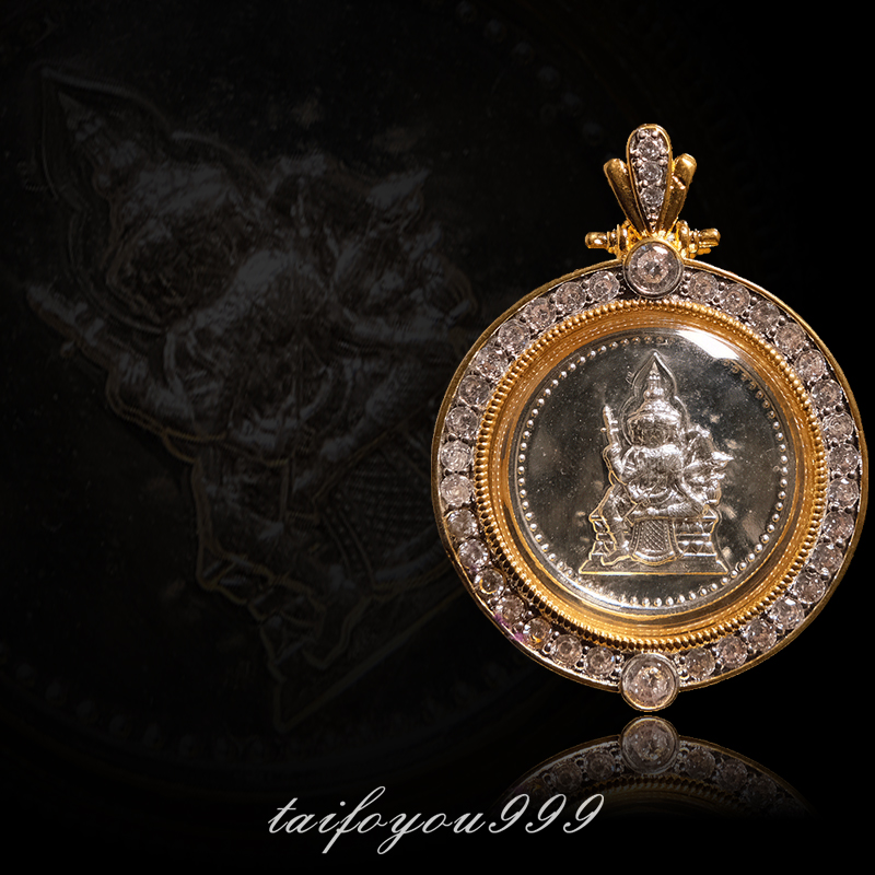 Tefoyou Thai Buddhare Thai Buddhare Dragon Lady Zen Nana 2563 silver version of the Buddha