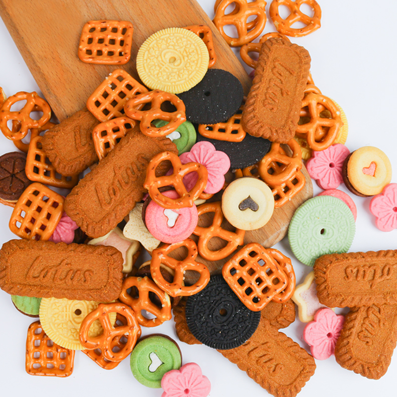 Cookies, cake decorations, Xingqi velvet crisp inserts, Oreo hot milk material birthday accessories