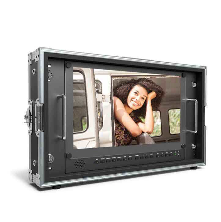 TKU 23.8 inch 12G-SDI Director Monitor 4KHDMI Monitor Full Height List Reverse Camera