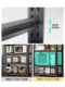 Kitchen storage rack floor-mounted multi-layer multi-functional household microwave oven storage rack cabinet shelves carbon steel rack