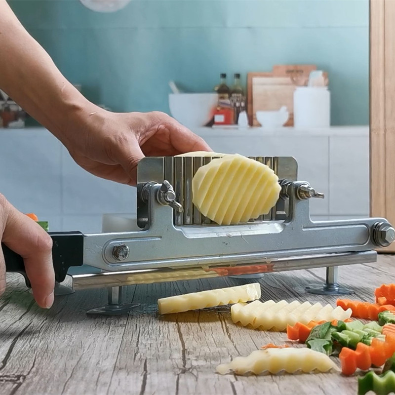 Wolf Tooth Potato Knife Potato Flower Wave Knife Wolf Tooth Knife Cut Fancy Langya Potato Knife Machine Wolf Tooth French Fries Knife