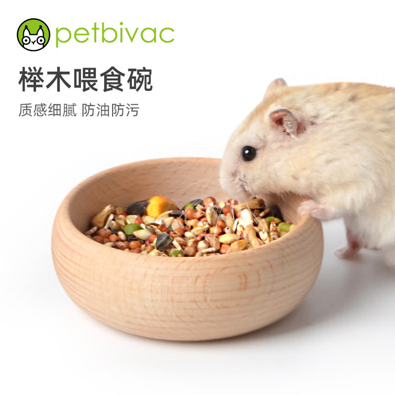 Harden basin anti-tumble gold bear mini-feed bowl guinea pig with grain small plate pet feeding food supplies