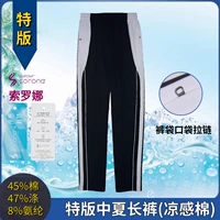 (Специальное издание) Брюки среднего размера на молнии