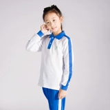 Форма для школьников, лонгслив, хлопковый спортивный костюм, осенняя