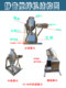 Small stainless steel dry powder mixer household powder mixer feed hand-crank mixer mixer mixer
