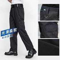 Security pants mens summer breathable wear-resistant training pants overalls pants spring and autumn thickened security uniform combat pants