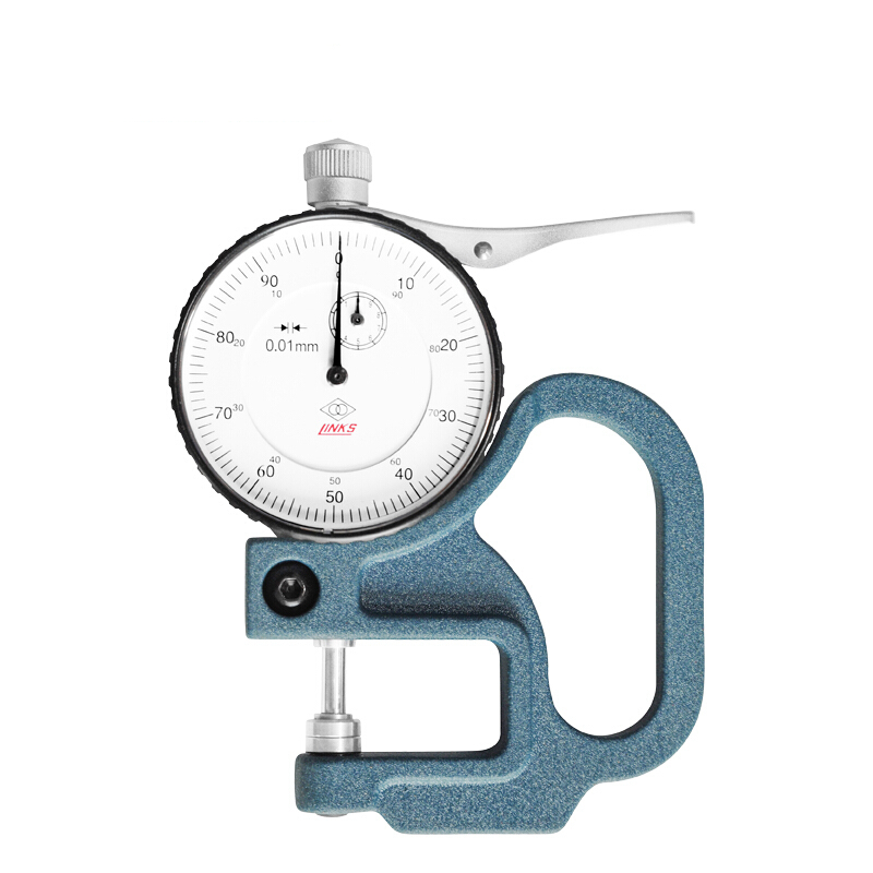 Kazakhstan measurement thickness gauge instrument thickness gauge measures 0-10 high precision 0 01 leather fabric paper sheet thickness gauge