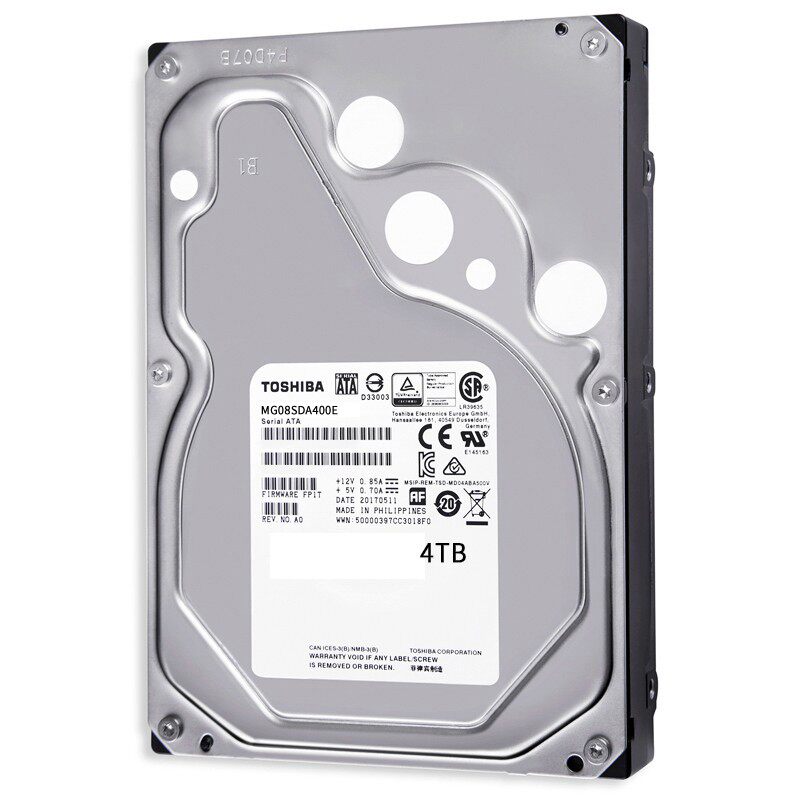 Toshiba (TOSHIBA) 6TB 7200 to 256M SAS Enterprise-grade Drive (MG08SDA600E)