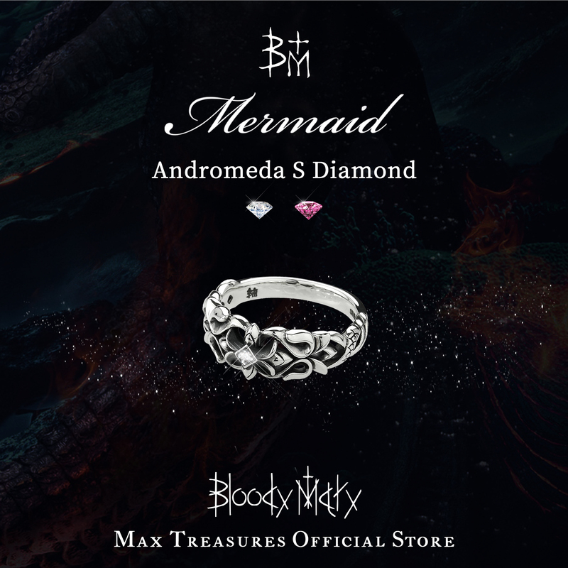 Bloody Mary Bloody Mary Silver Jewelry Mermaid Series Diamond Edition """"""Fromanuts""S Ring
