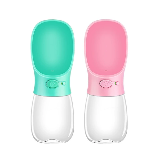 Домашние собаки из водяного чашки Портативный диспенсер для питья бутылки с водой, сопровождающие чайник ходьба для собак