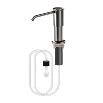 Detergent sink press soap dispenser kitchen sink dishwashing basin detergent pump head extension tube artifact drain basket