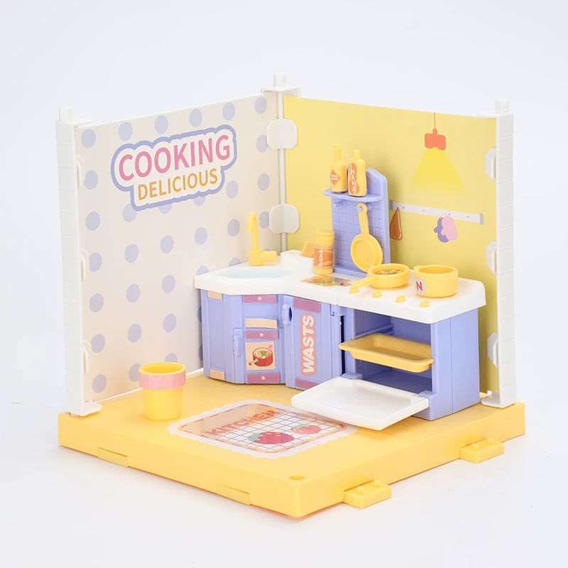 Игрушка, подставка, конструктор, минифигура, семейный домик кукольного doll house, Jasmine