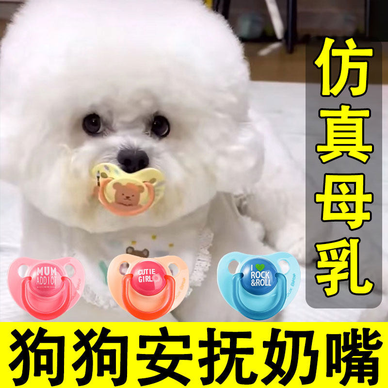 Pet small dog's milk dog kitty special pacifier sleeping on a milk toy just born a newborn cub than a bear-Taobao