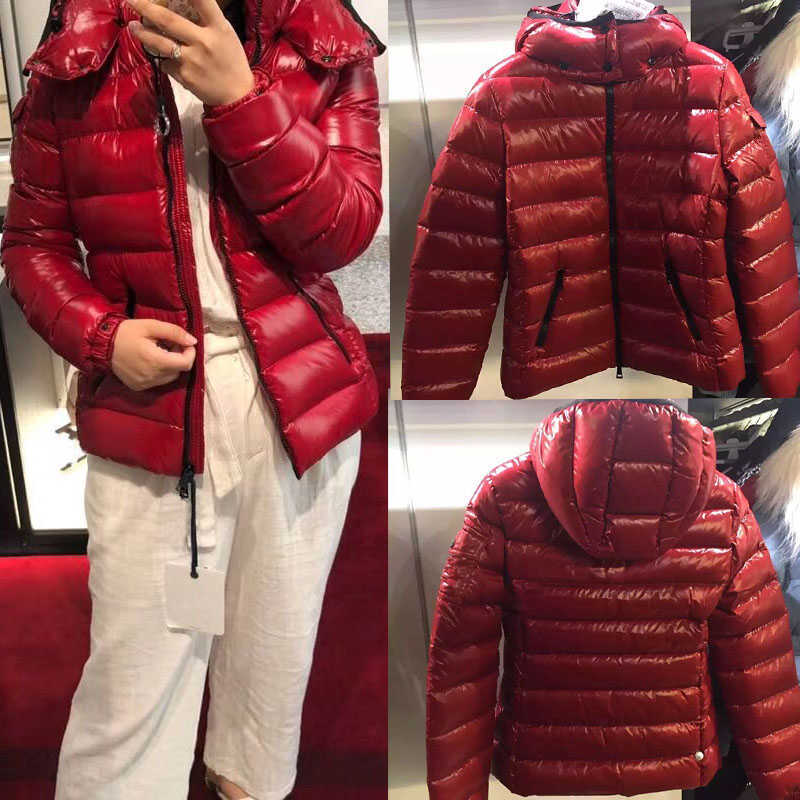 Zhen Dian 2024 Goose down m Mengjia Pocket down Jacket Women's Slim Fit Red Hooded Short Warm Coat Zhen Dian 2024 Goose down m Mengjia Pocket down Jacket Women's Slim Fit Red Hooded Short Warm Coat