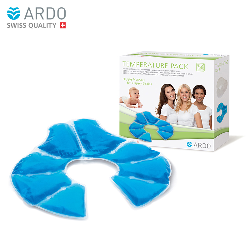 Ardo Ando breast cold and hot compress pads swollen milk blocking milk through breast chest milk artifact Swiss imports