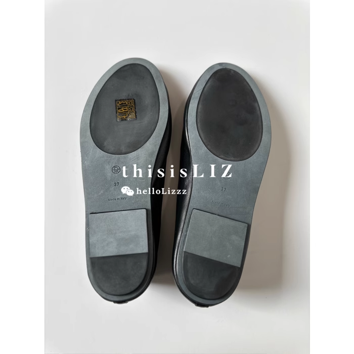 时尚芭蕾鞋 liz | 补货国现 the row 经典款elastic 一字带羊皮芭蕾鞋奶奶鞋
