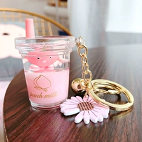 Бутылки с персиковым молоком