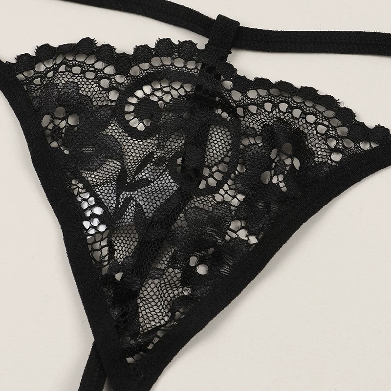 Women's sexy lace empty thin sexy thong