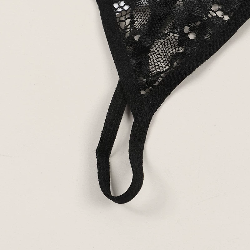 Women's sexy lace empty thin sexy thong
