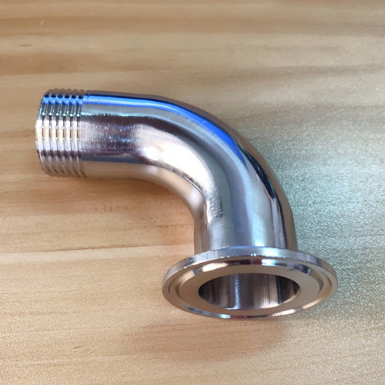 304 stainless steel fast - loaded external wire elbow sanitary clamp clamp tube clamp wire button exterior thread screw