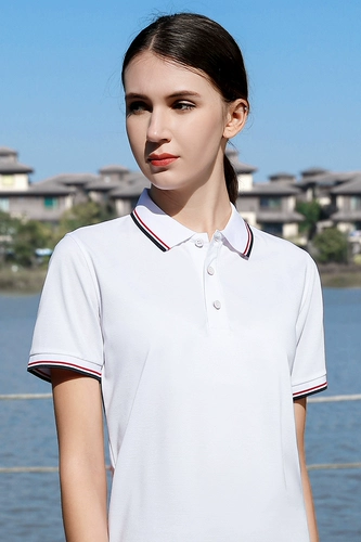 Хлопковая летняя футболка polo для работы, короткий рукав, делается под заказ, с печатью вашего логотипа